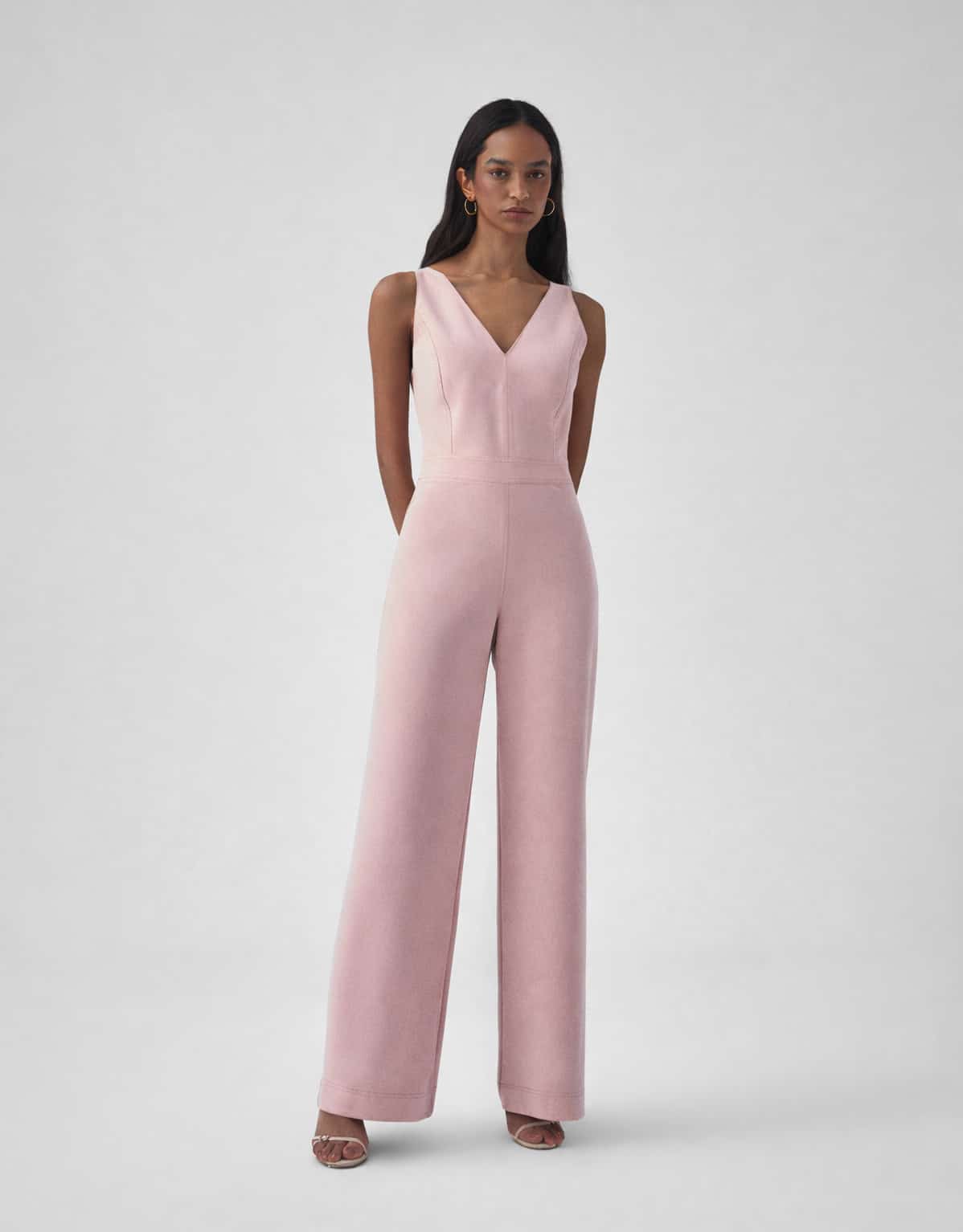 Macacão Pantalona Pespontado