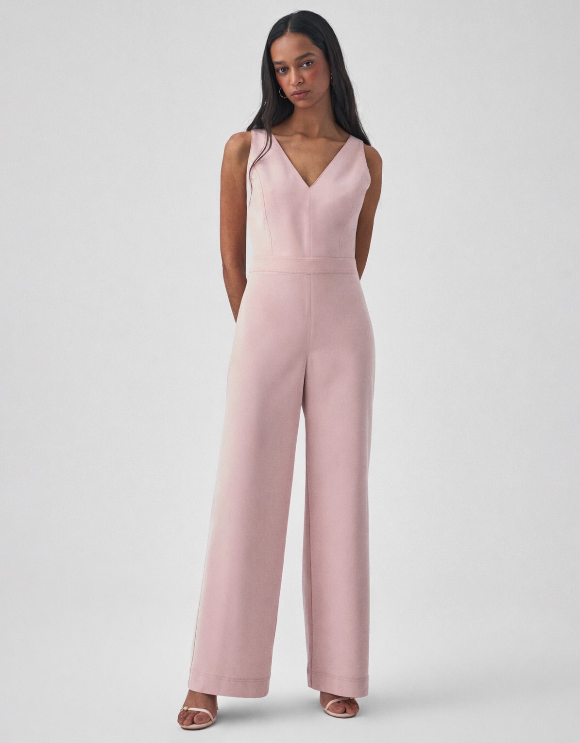 Macacão Pantalona Pespontado