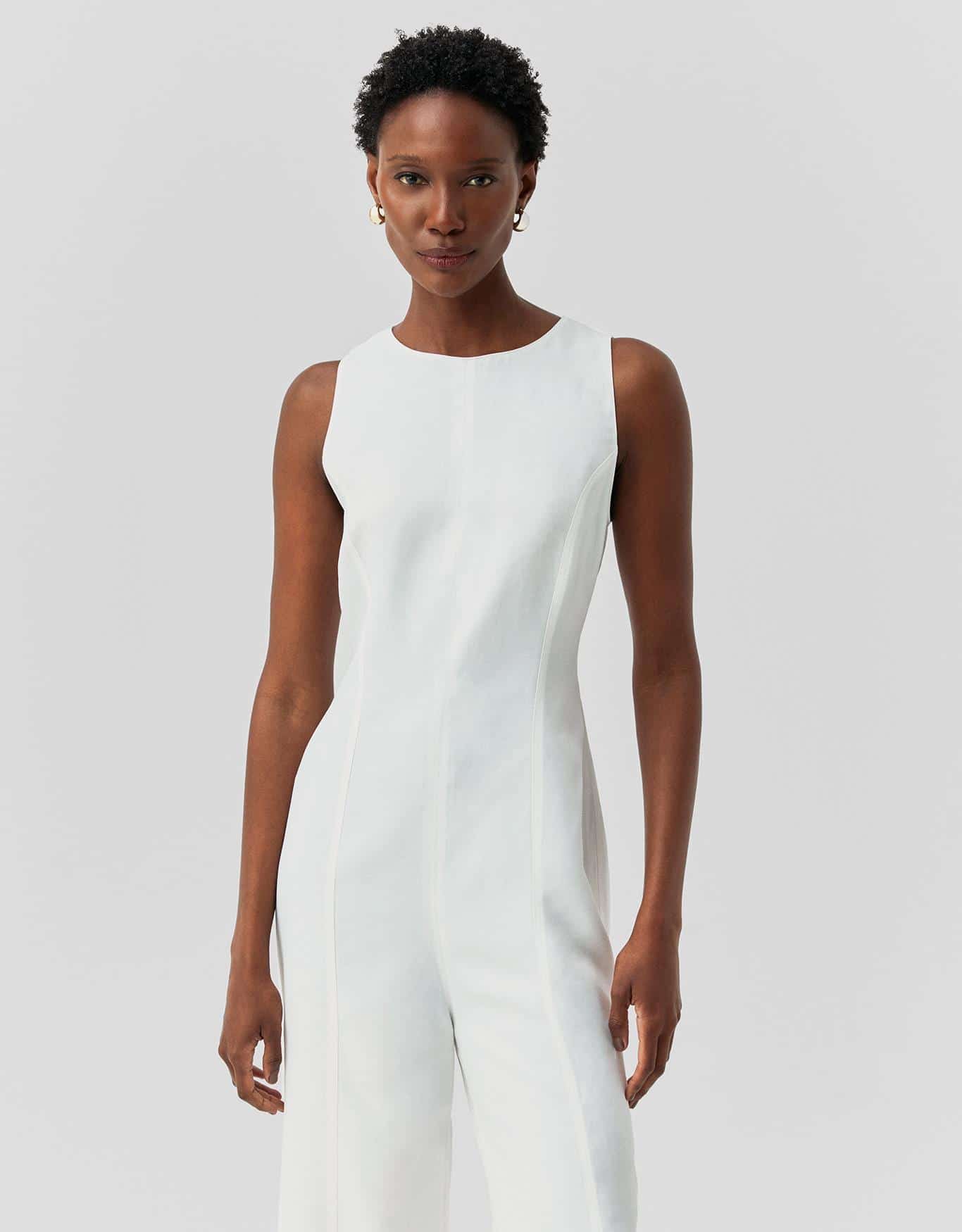 Macacão Pantalona Recortes