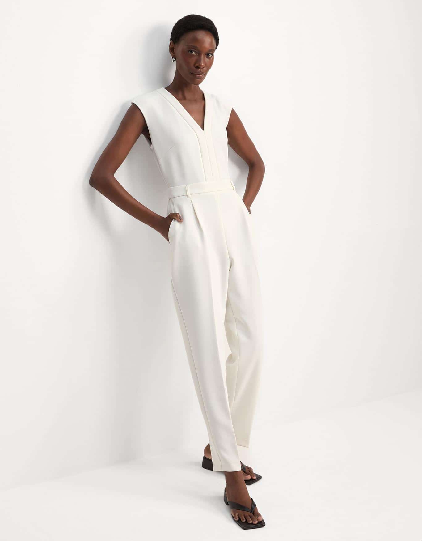 Macacão Slim Pregas