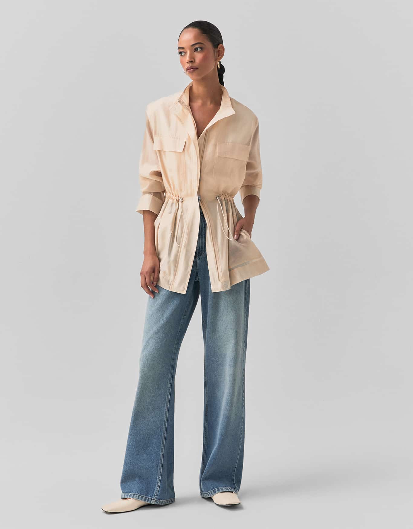 Parka Cintura Regulavel