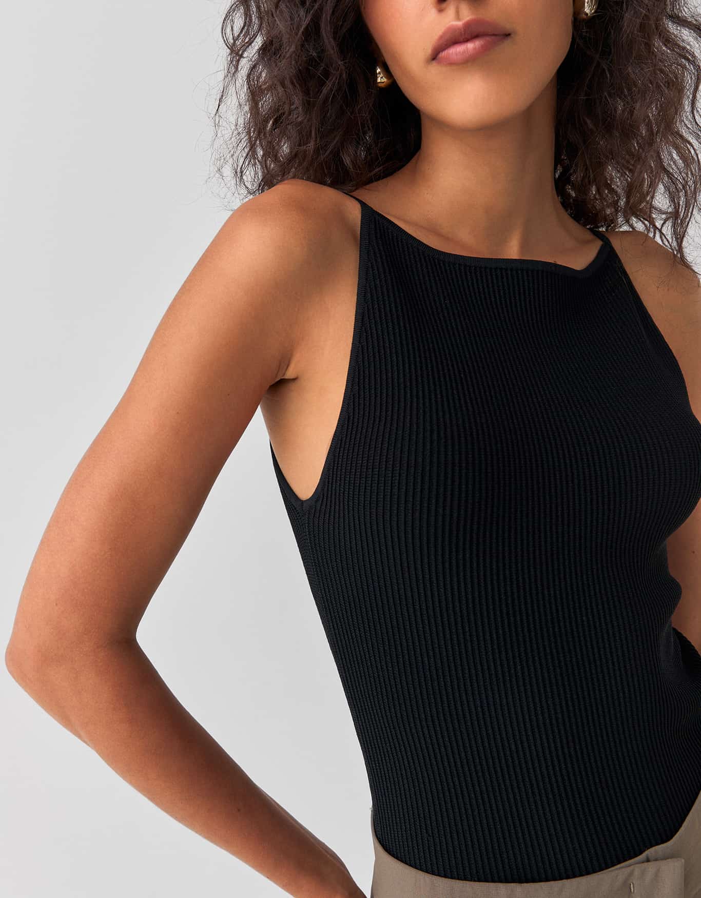 Regata 360 Tricot Canoa Preta