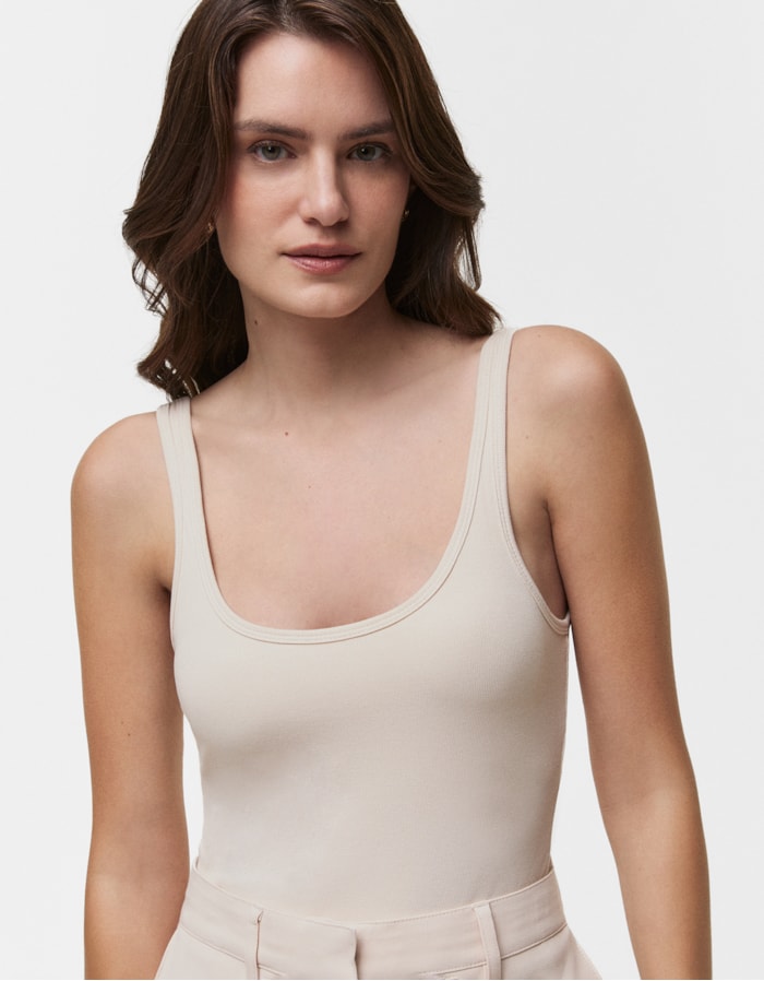 Shoulder — Regata com Top Especial Bege