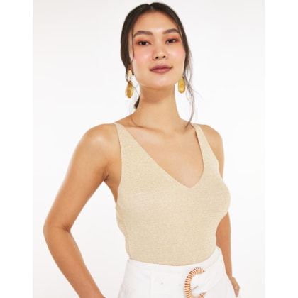 Regata Dourada Com Lurex