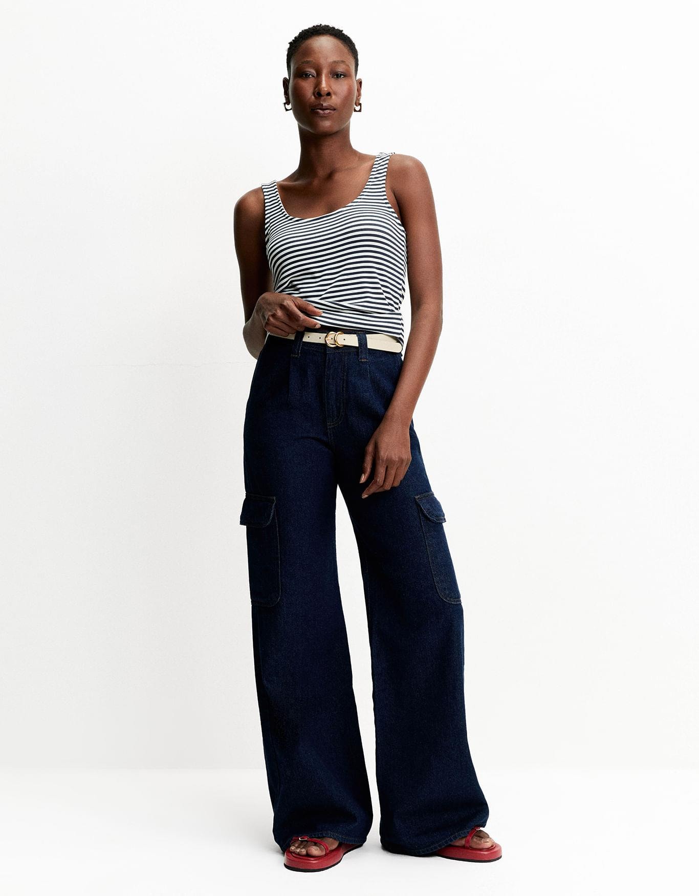 Regata Listrada Decote u Marinho