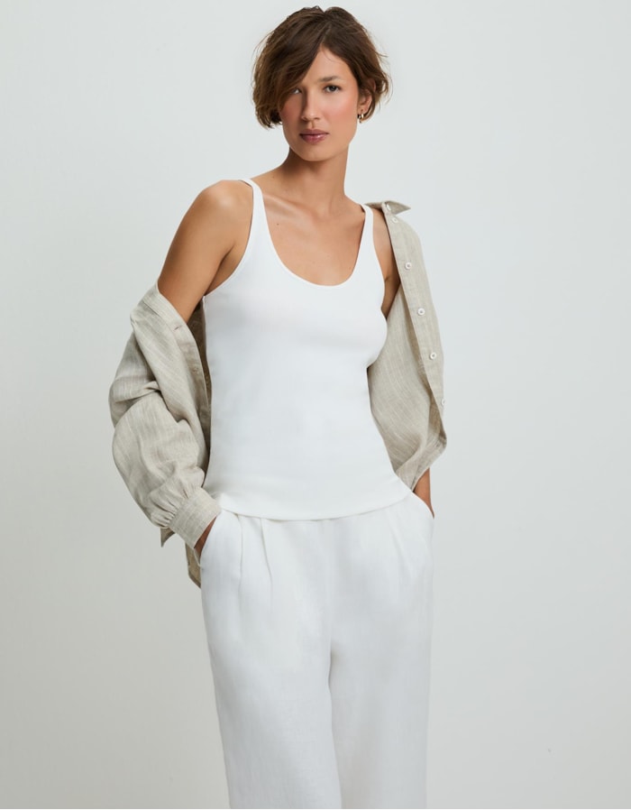 Shoulder — Regata Malha Alça Fina