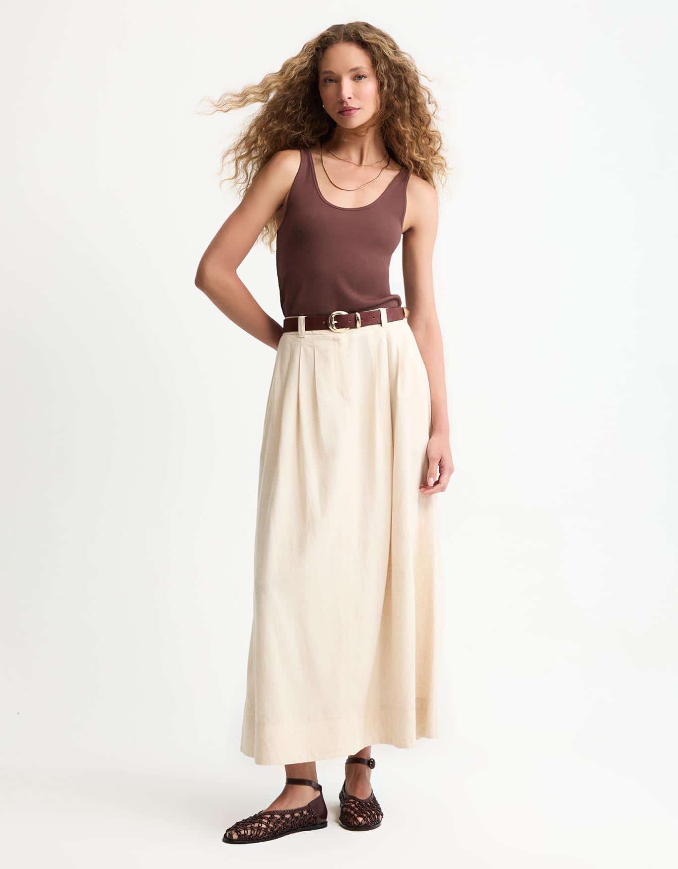 Regata Malha Alça Fina