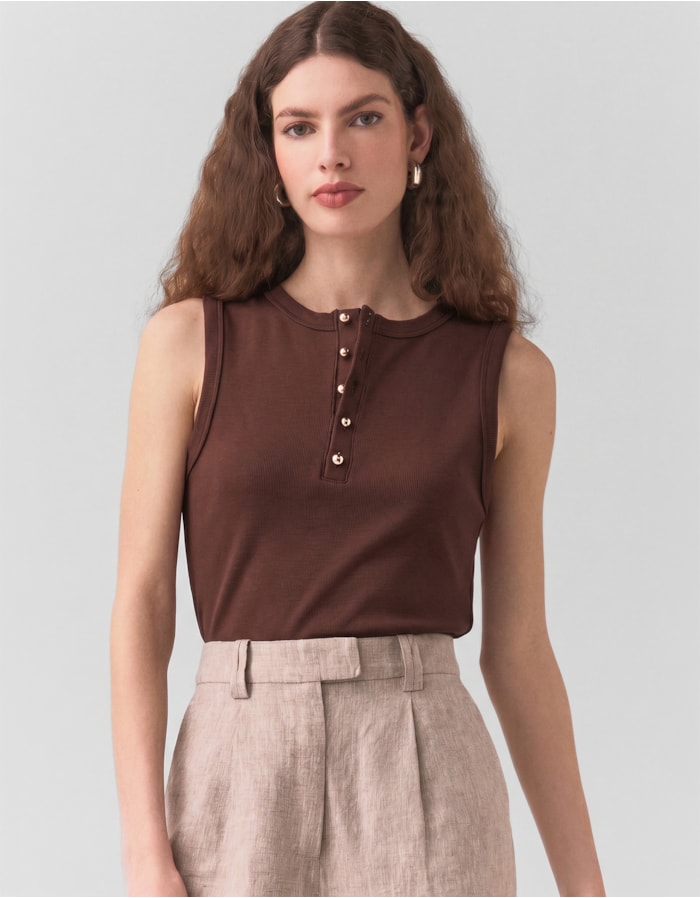 Shoulder — Regata Malha Botões