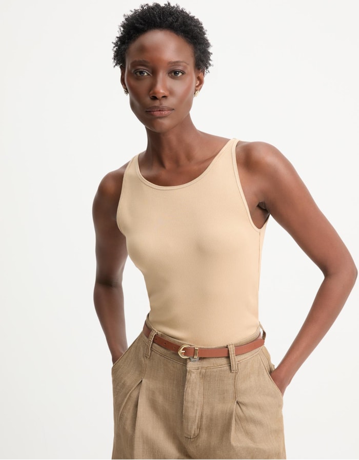 Shoulder — Regata Malha Canelada