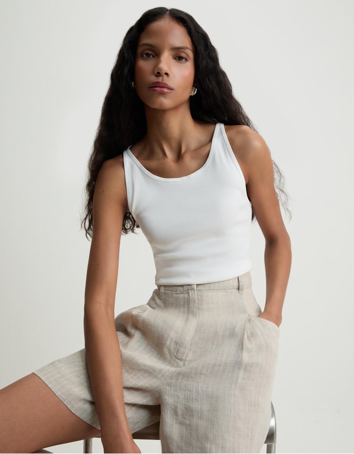Shoulder — Regata Malha Canelada