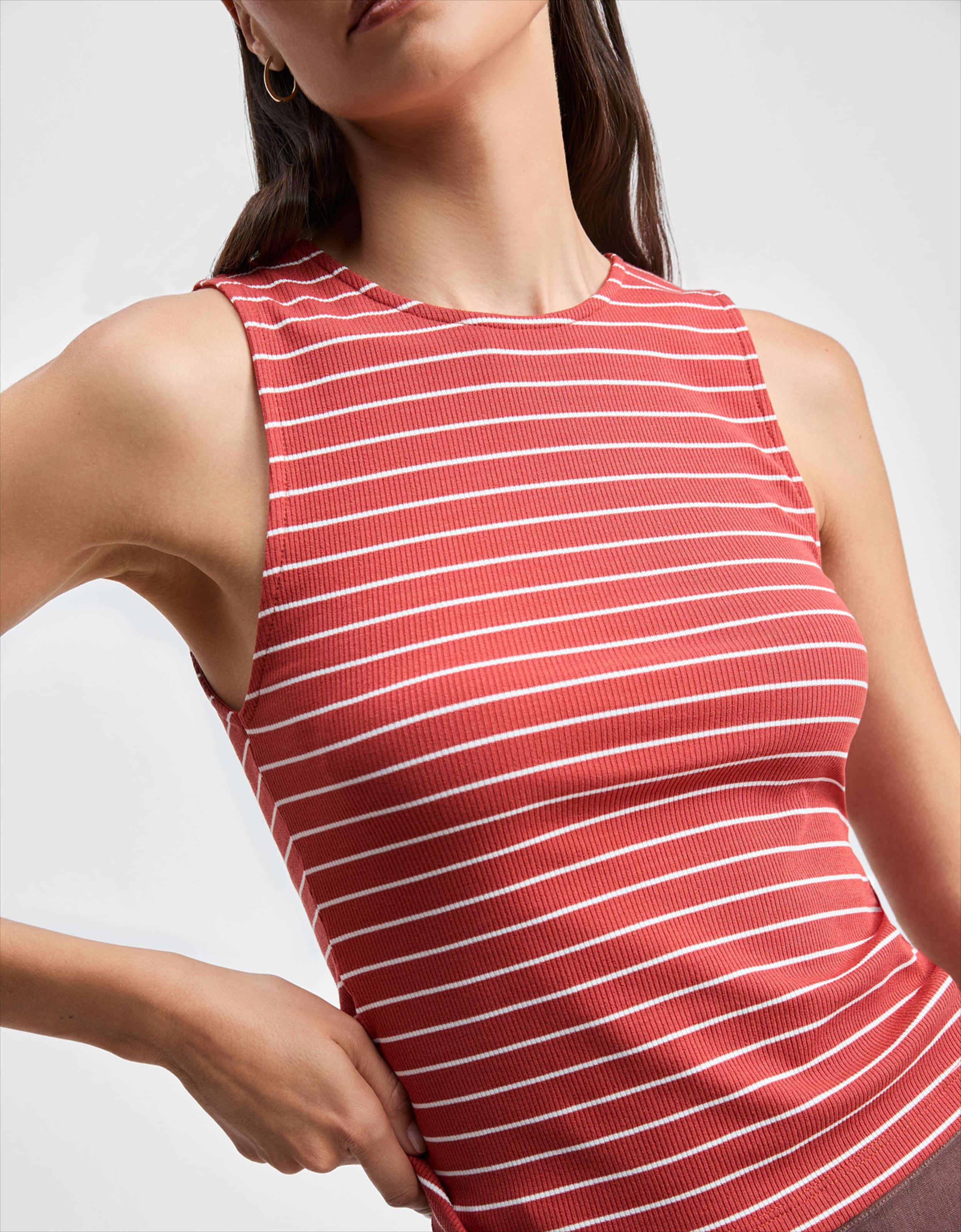 Regata Malha Listras Finas