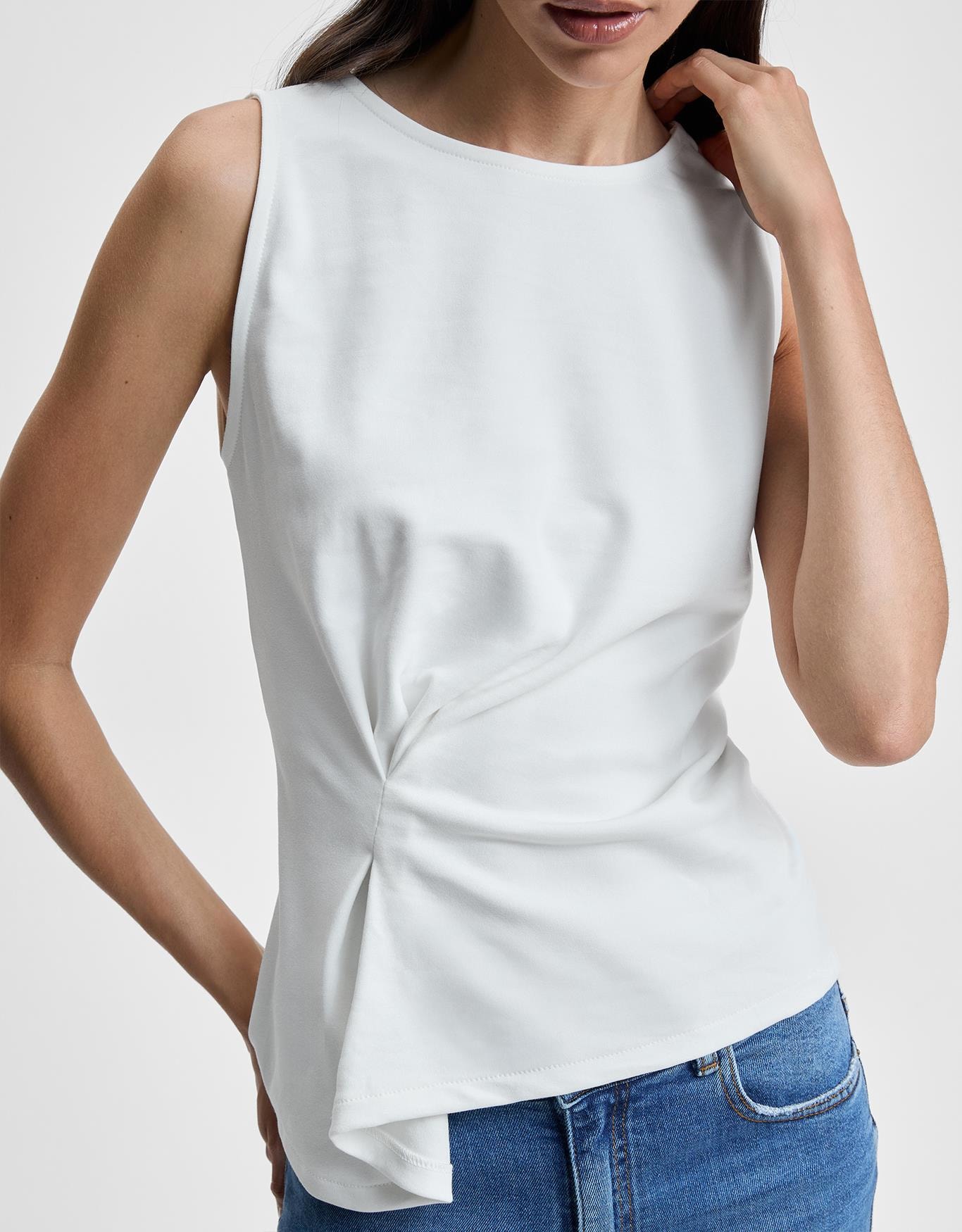 Regata Malha Prega Diagonal