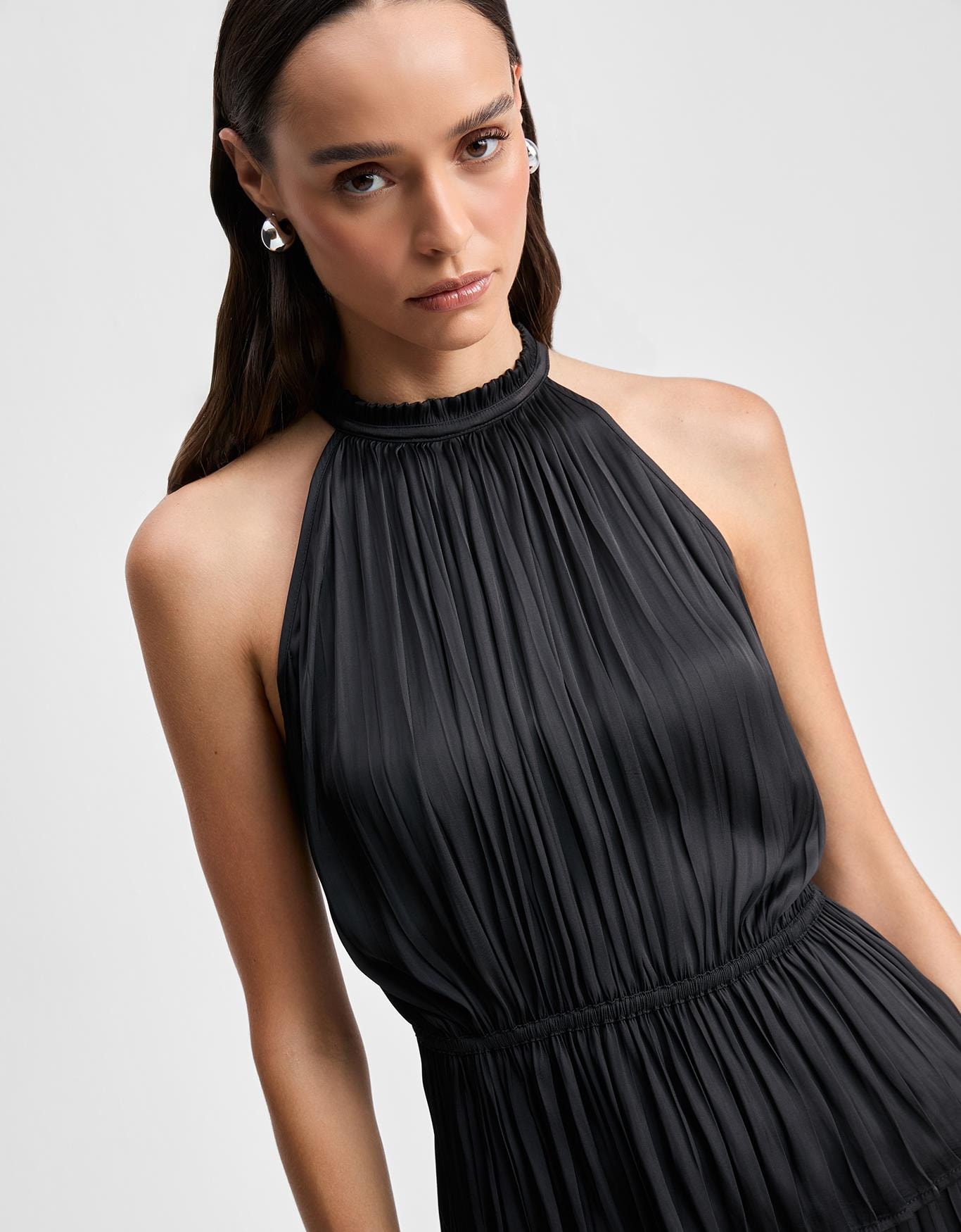 Regata Plissada Acetinada