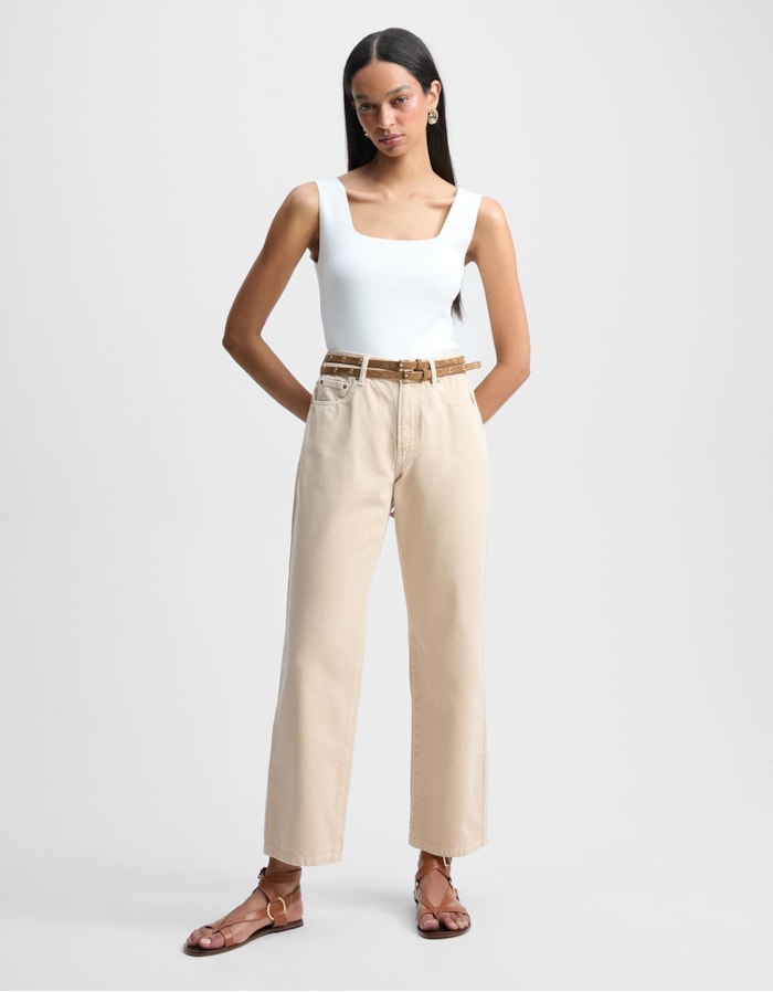 Regata Tricot Alças Largas