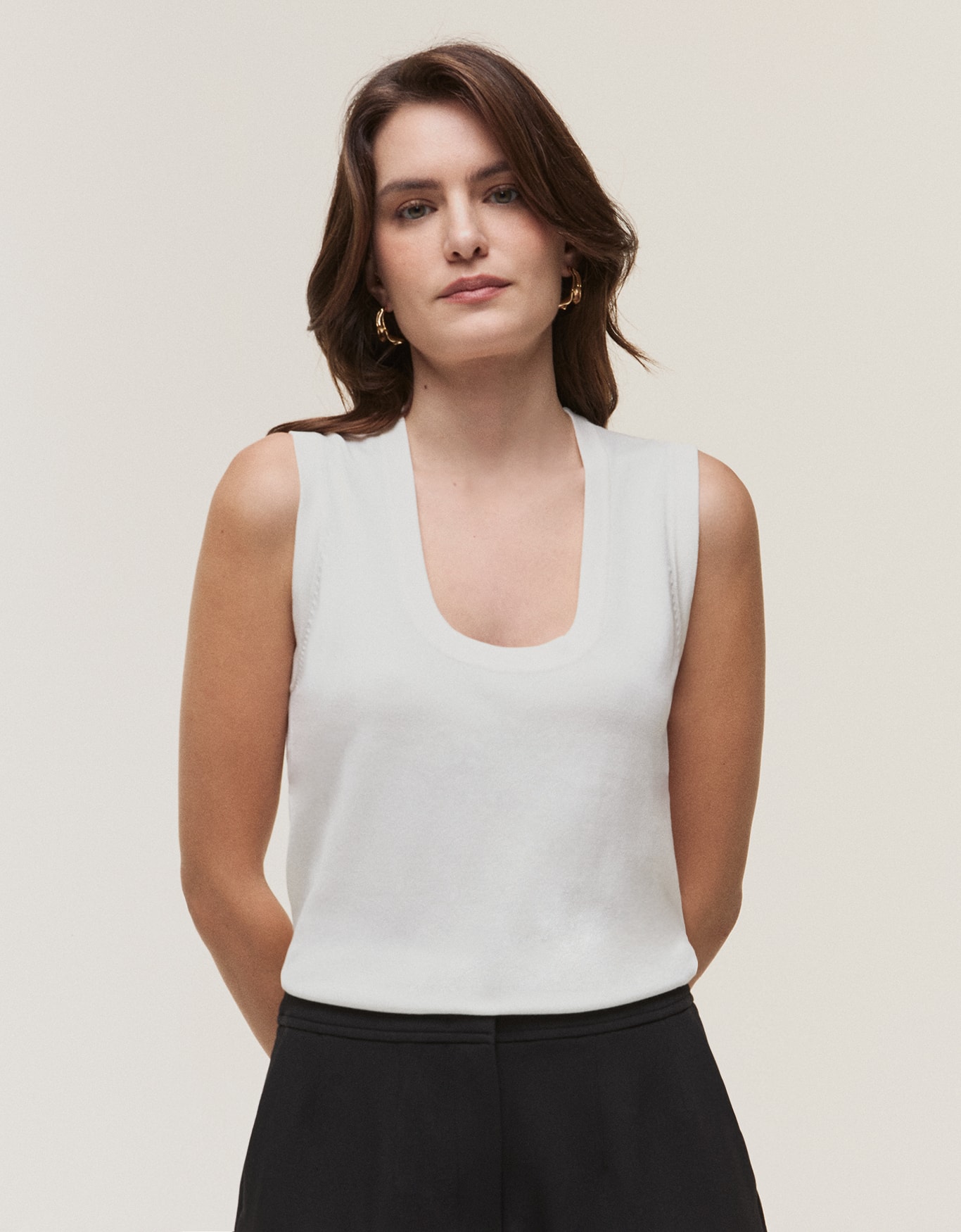 Regata Tricot Básica Decote