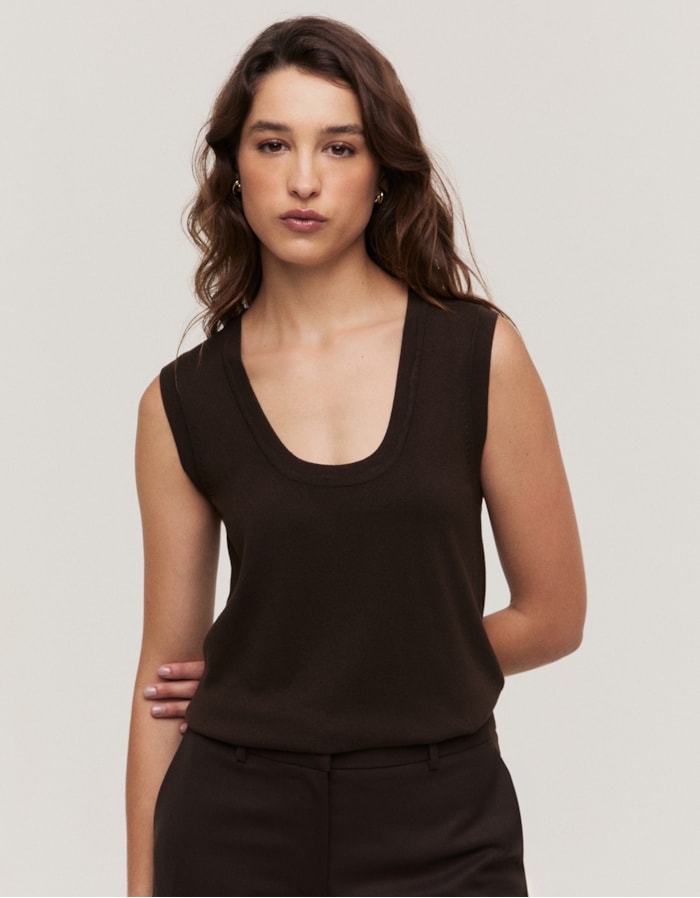 Shoulder — Regata Tricot Básica Decote