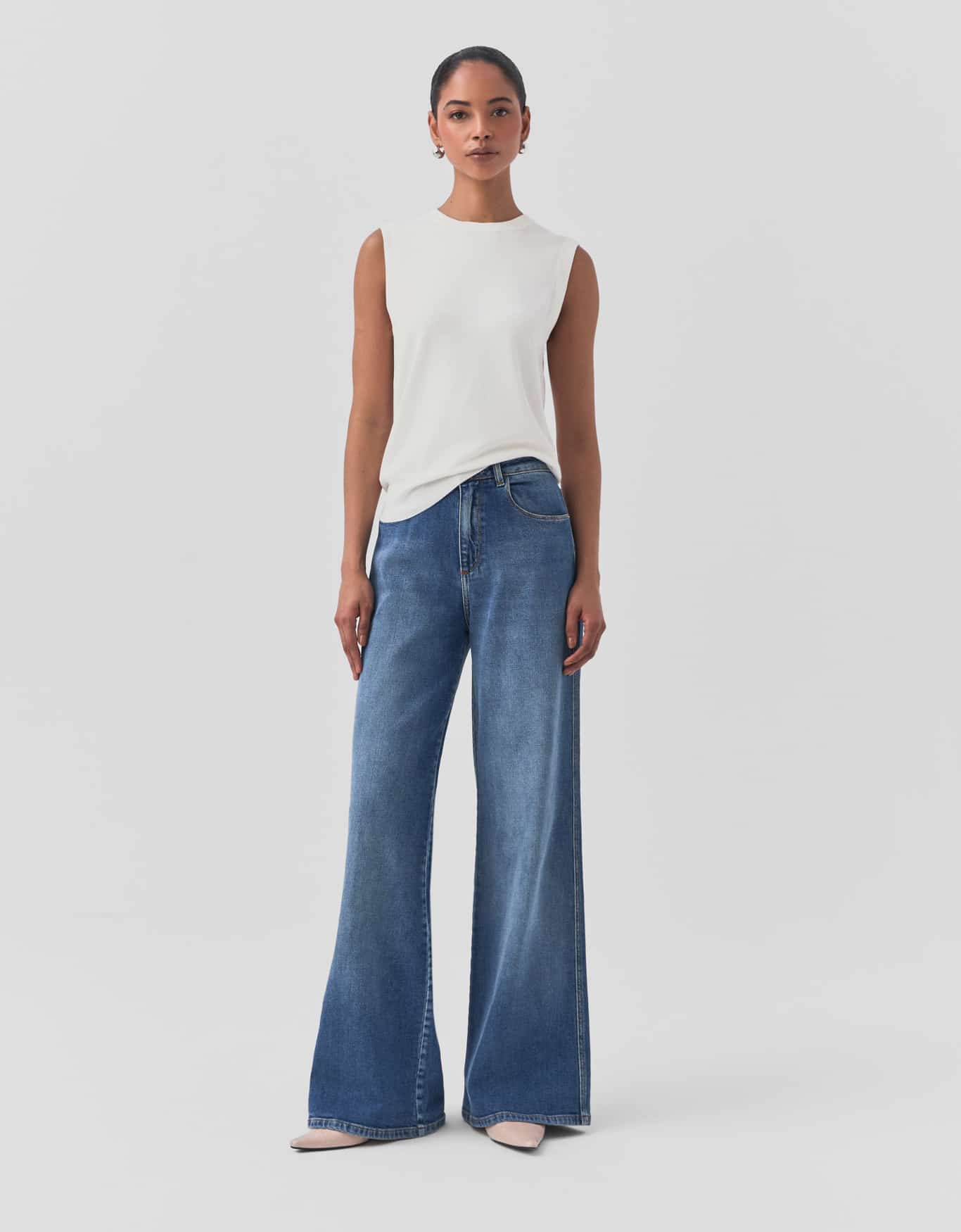 Regata Tricot Básica Reta