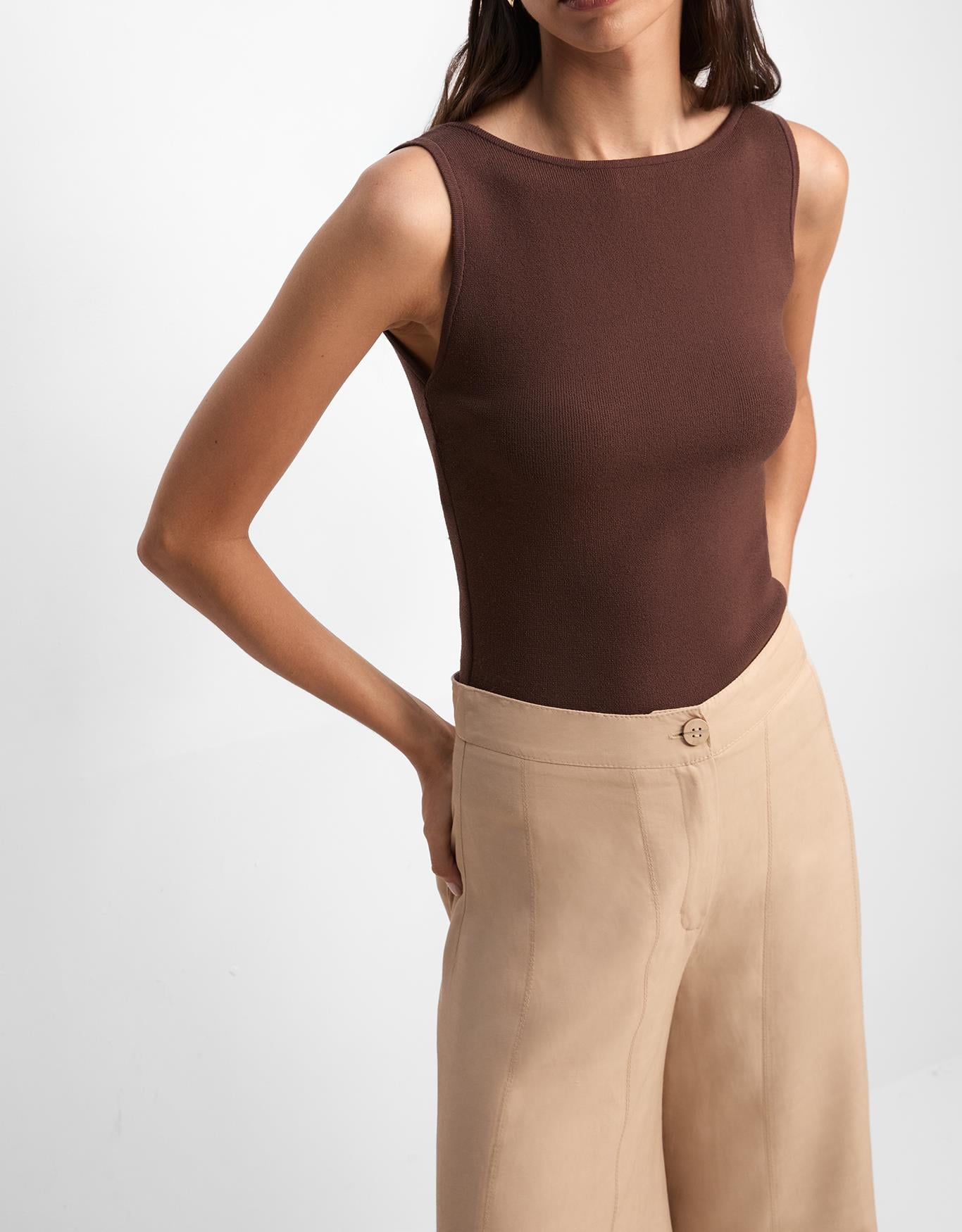 Regata Tricot Decote Canoa