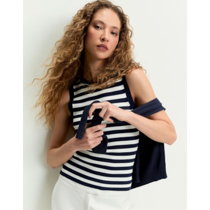 Regata Tricot Listrada Marinho