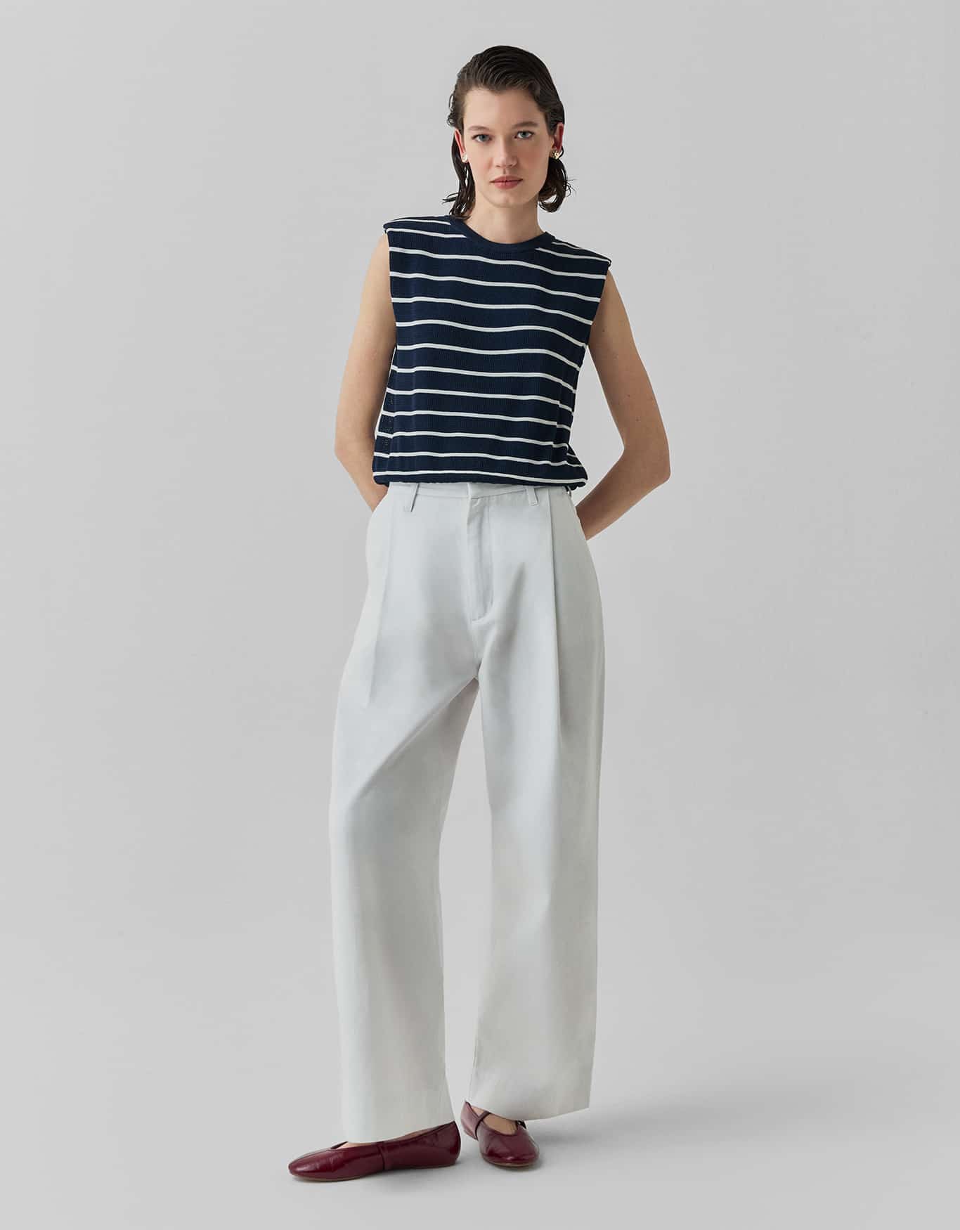 Regata Tricot Muscle Listrada