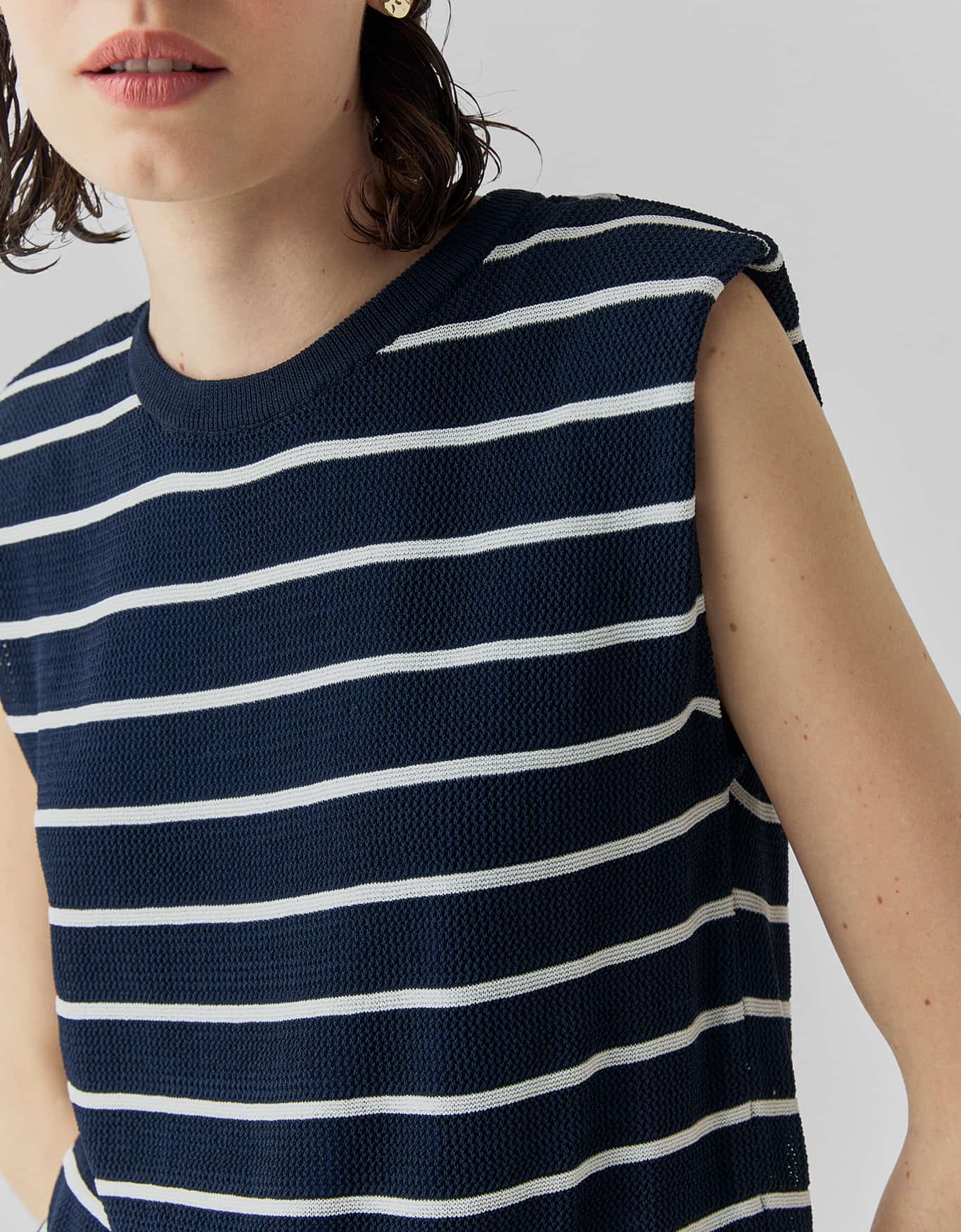 Regata Tricot Muscle Listrada