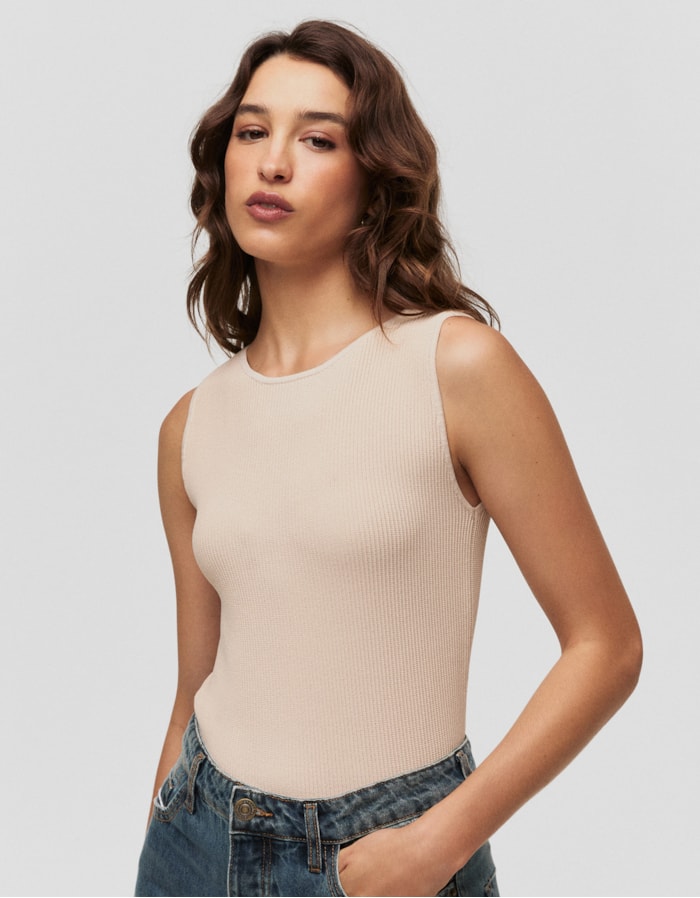 Shoulder — Regata Tricot Nervurada