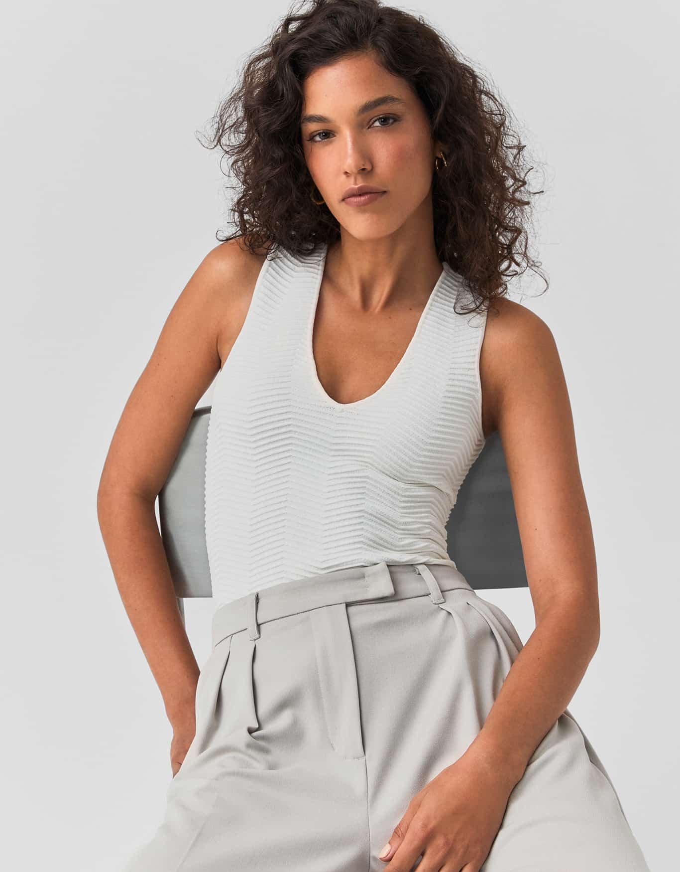 Regata Tricot Textura Chevron 360