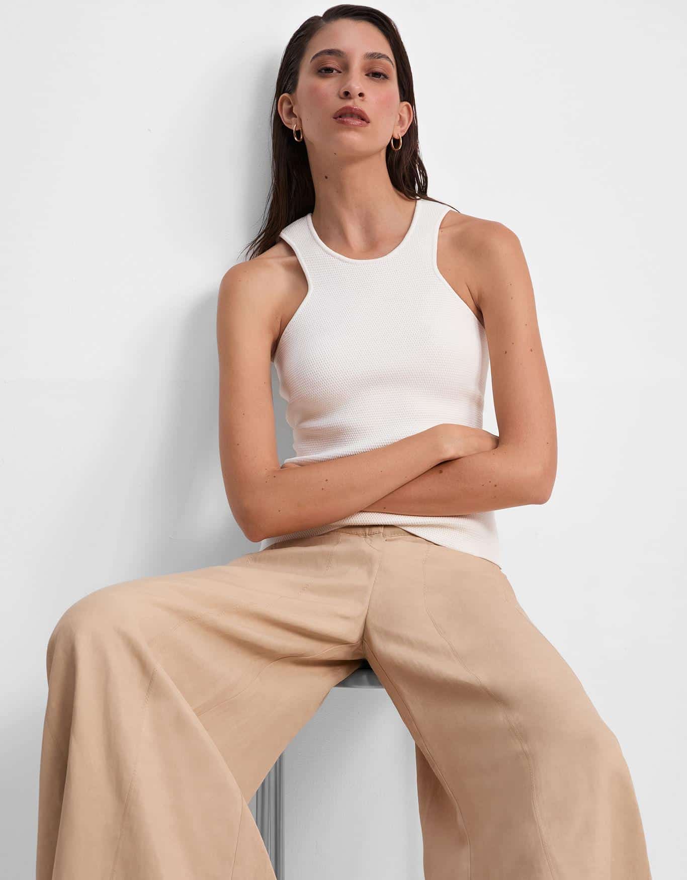 Regata Tricot Textura Recorte