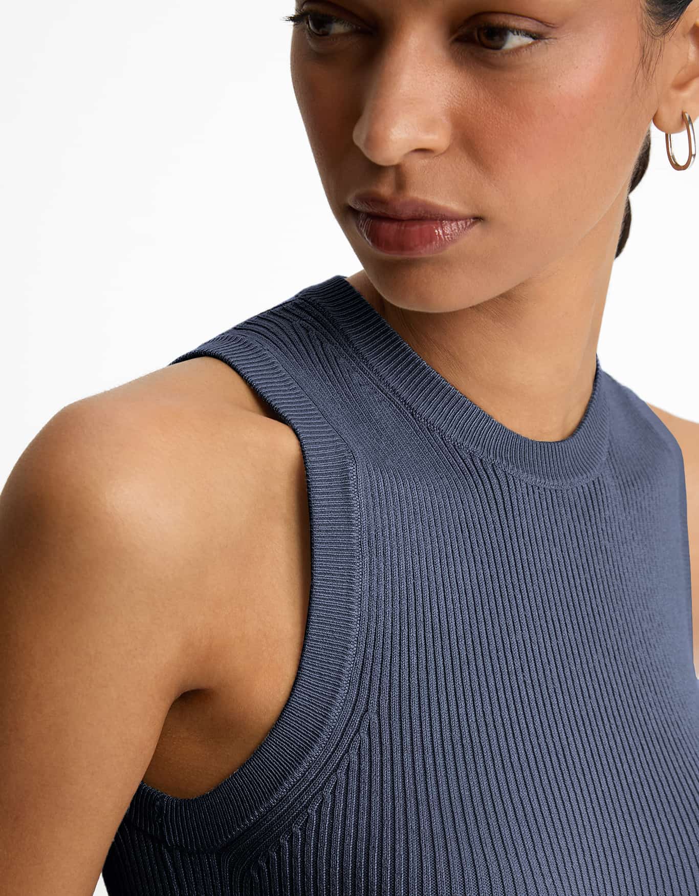 Regata Tricot Vitória Azul