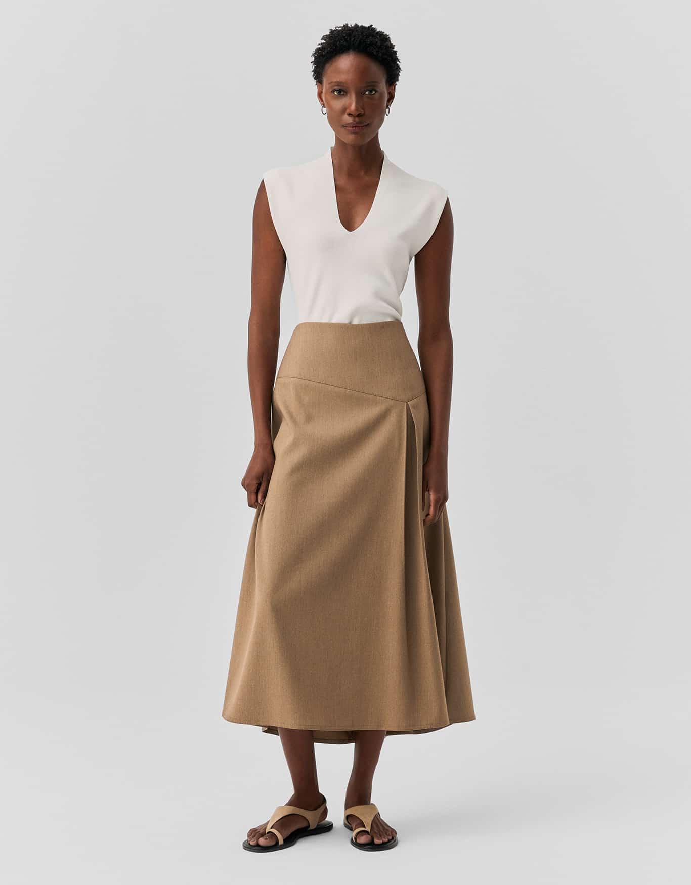 Saia Evasê Assimétrica