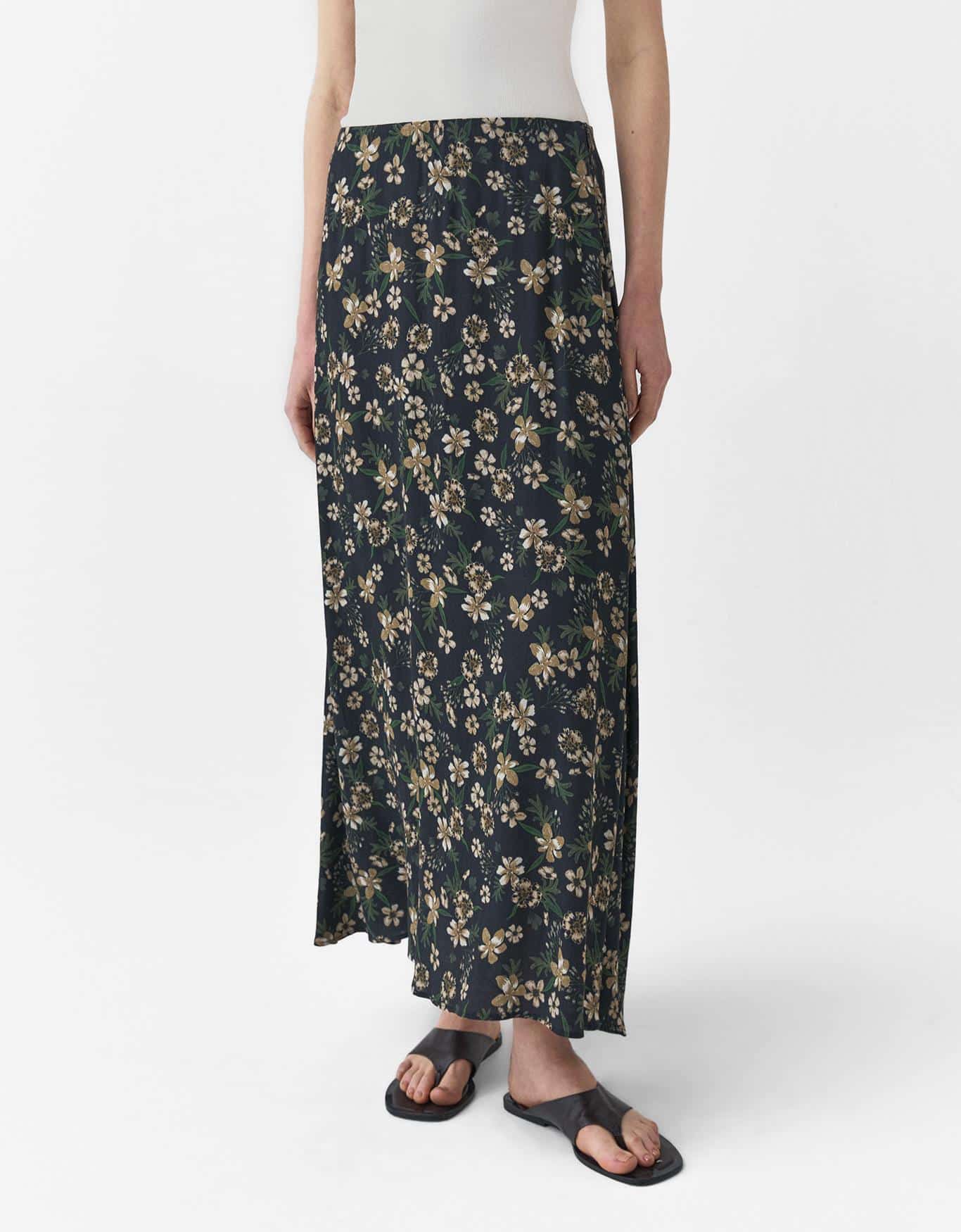 Saia Floral Botânico Neutro