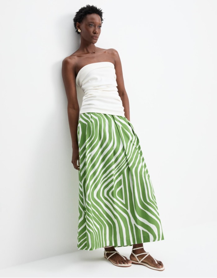 Shoulder — Saia Grafico Bicolor Verde