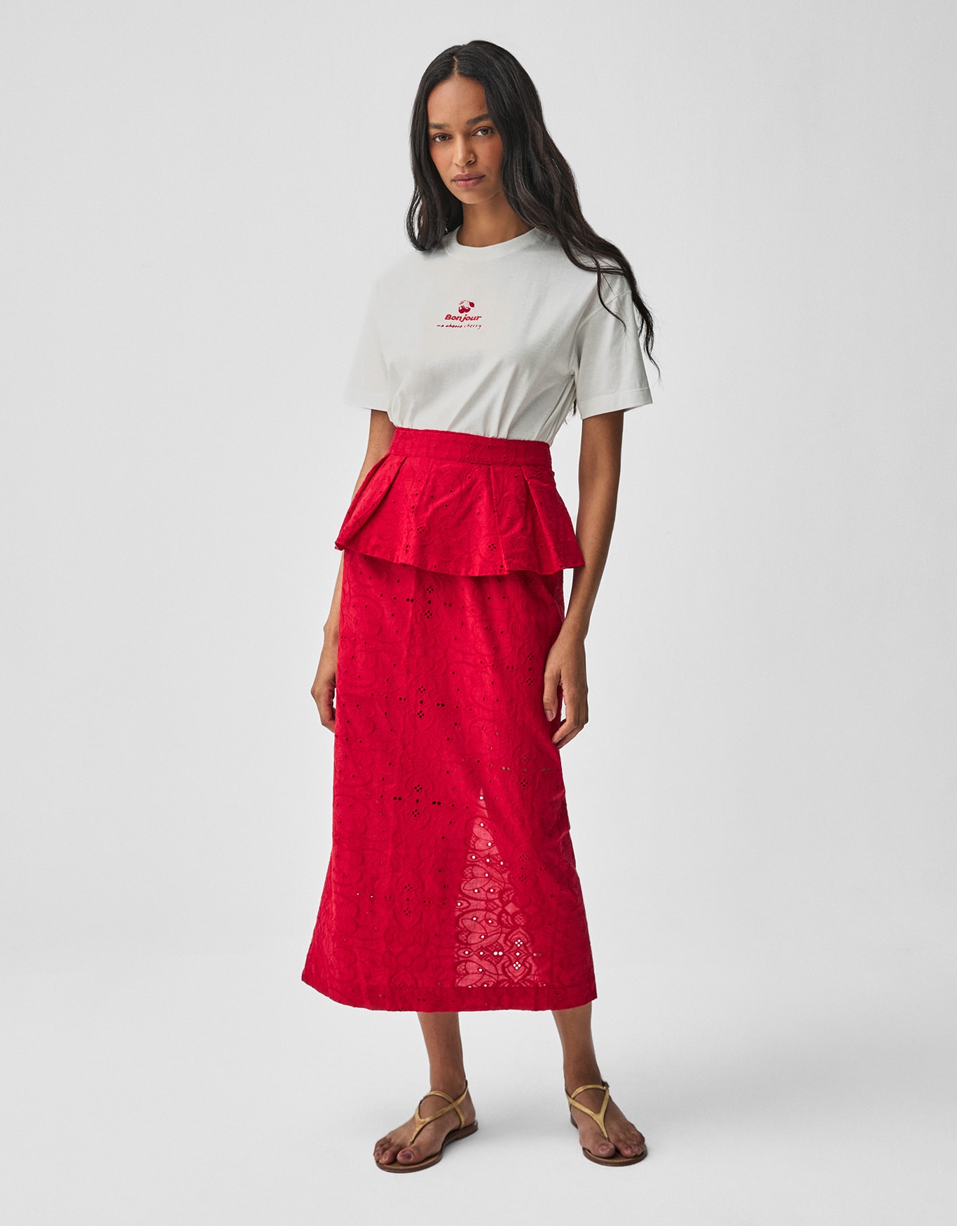 Saia Laise Peplum