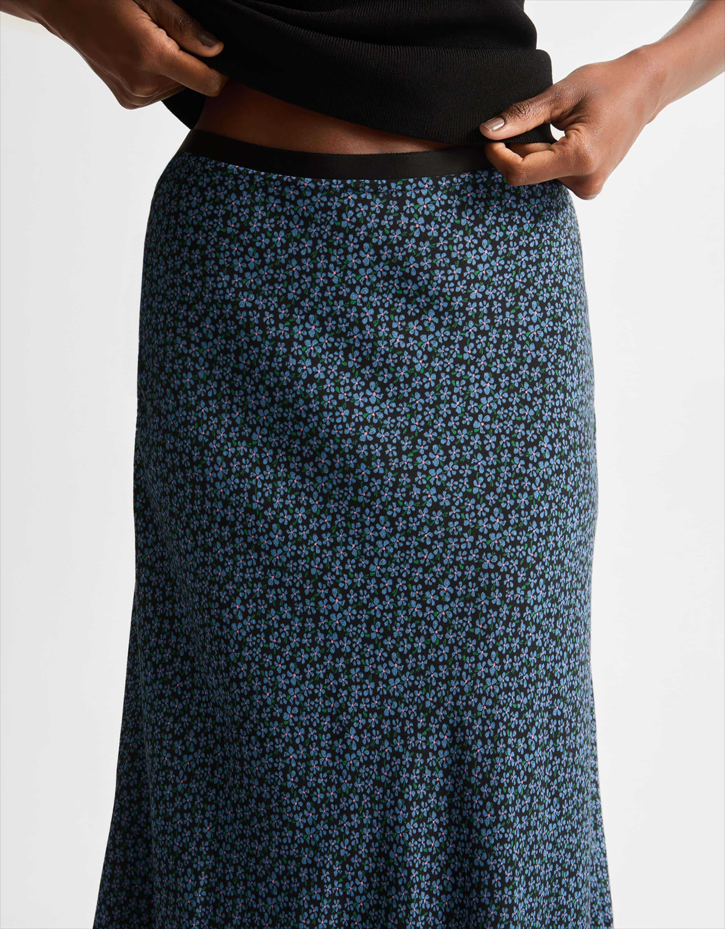 Saia Midi Floral Dia