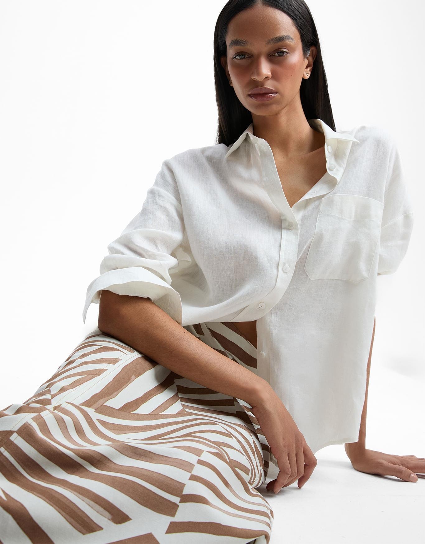 Saia Midi Geométrico Diaginal