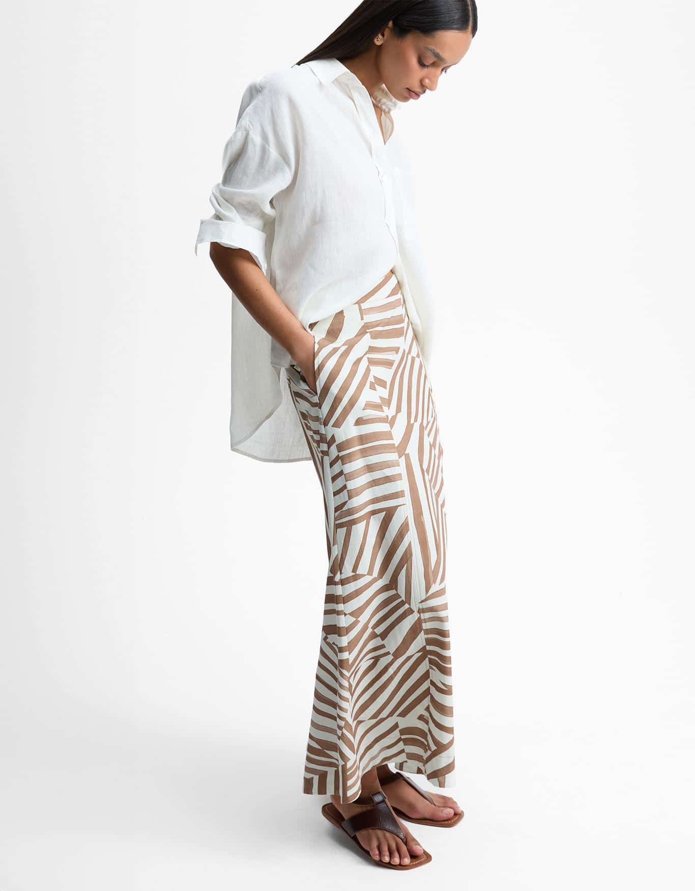 Saia Midi Geométrico Diaginal