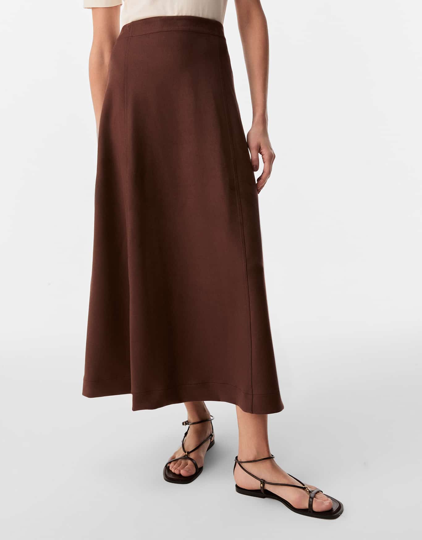 Saia Midi Suede