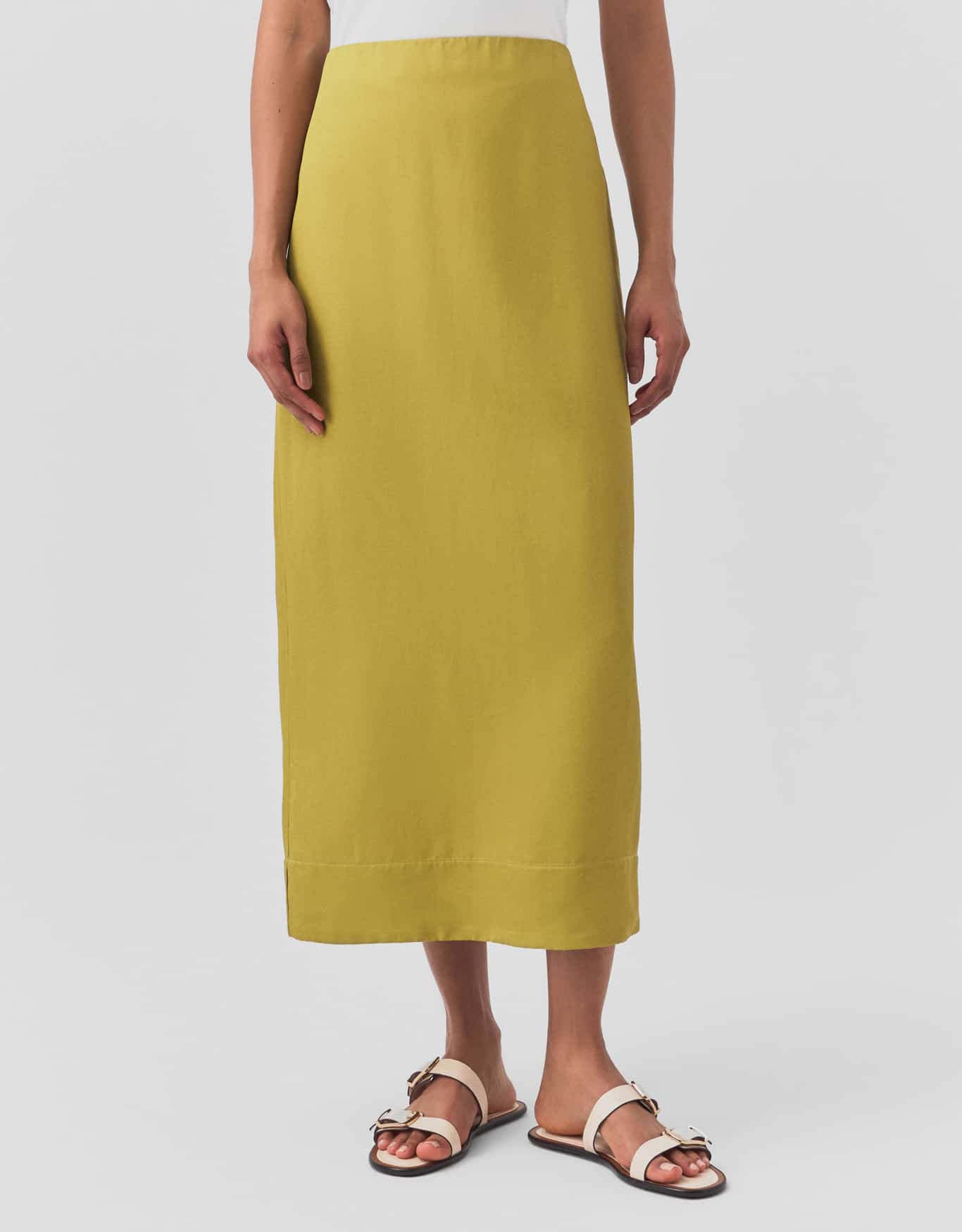 Saia Reta Peplum Removível