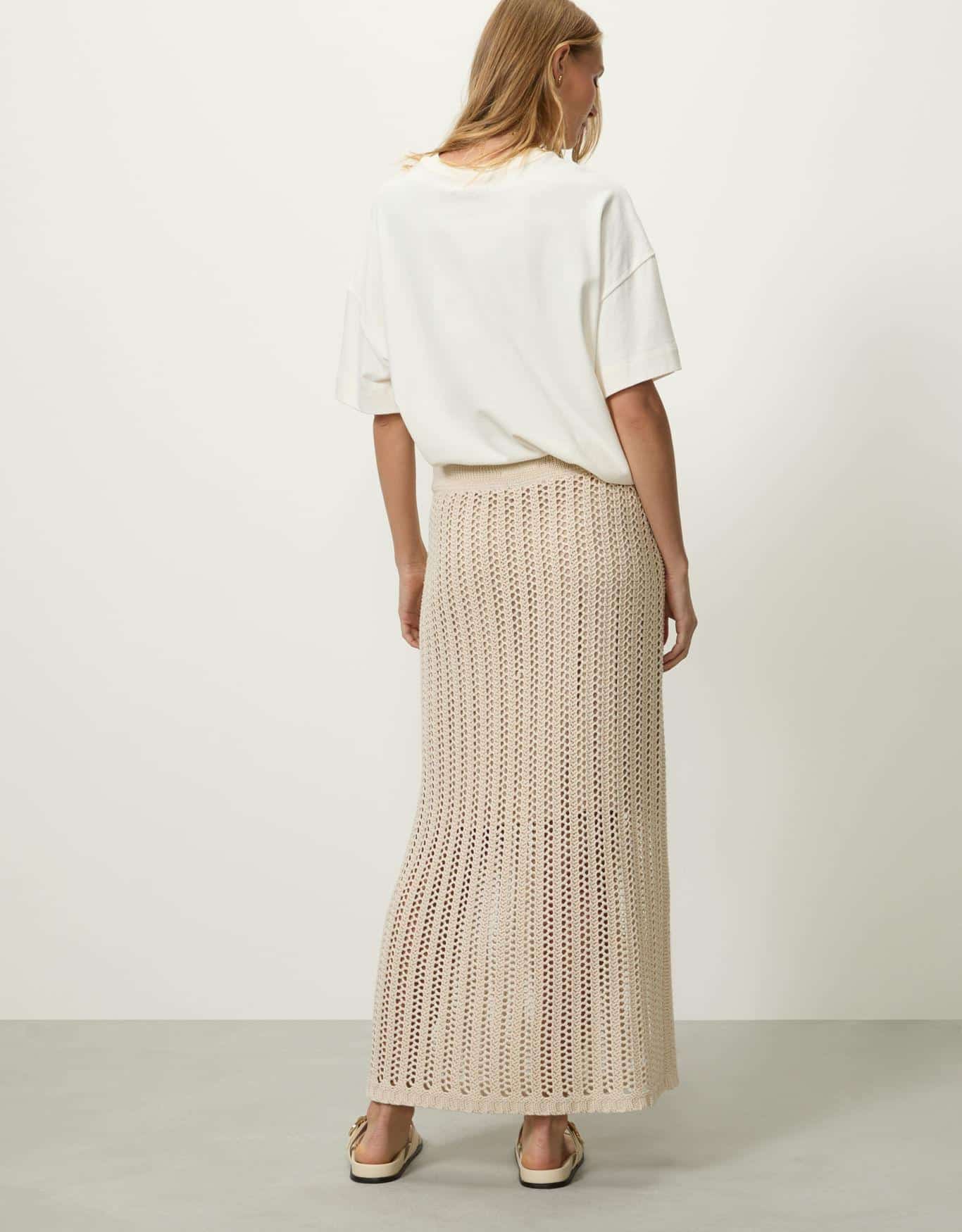 Saia Tricot Midi Textura