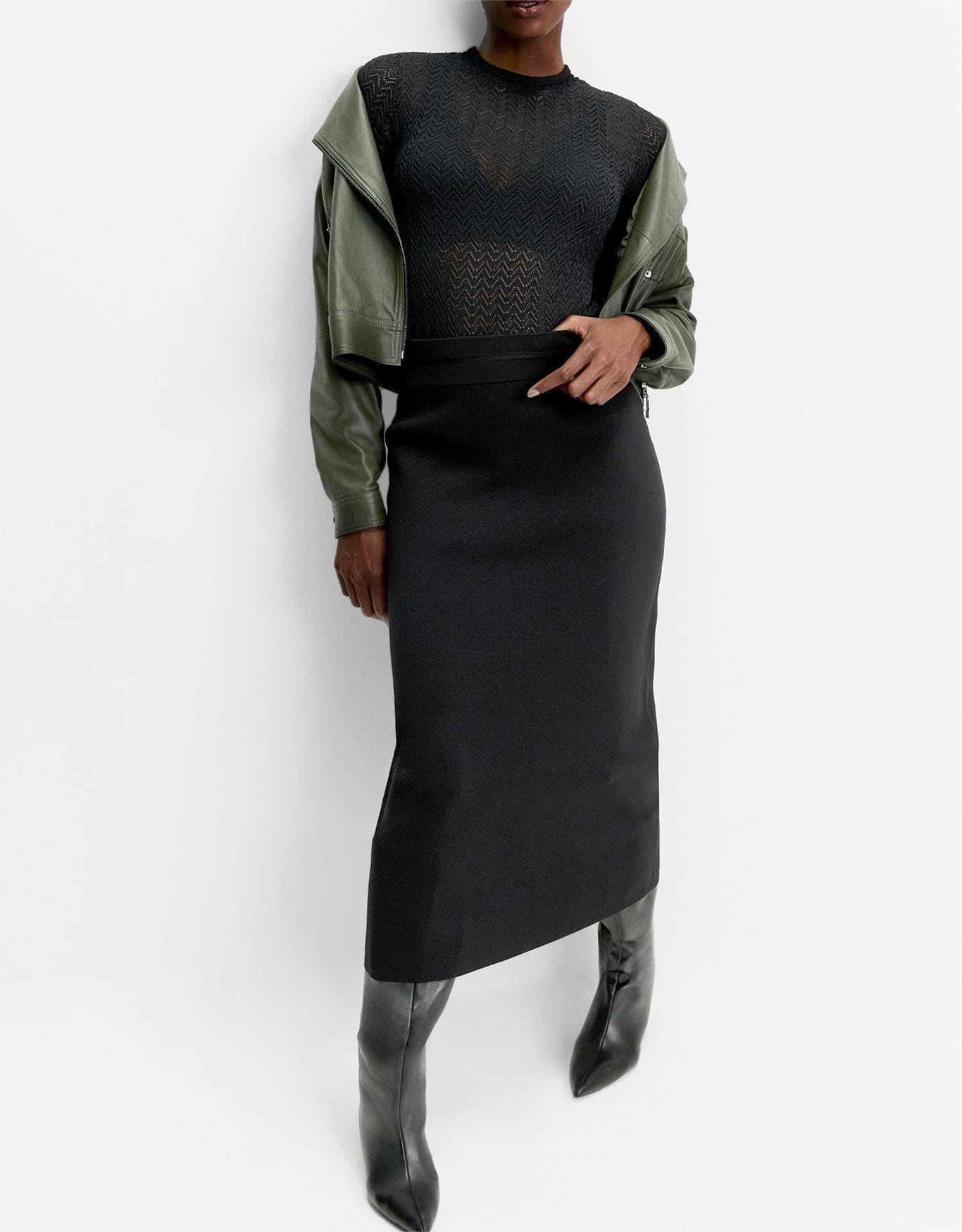 Saia Tricot Reta