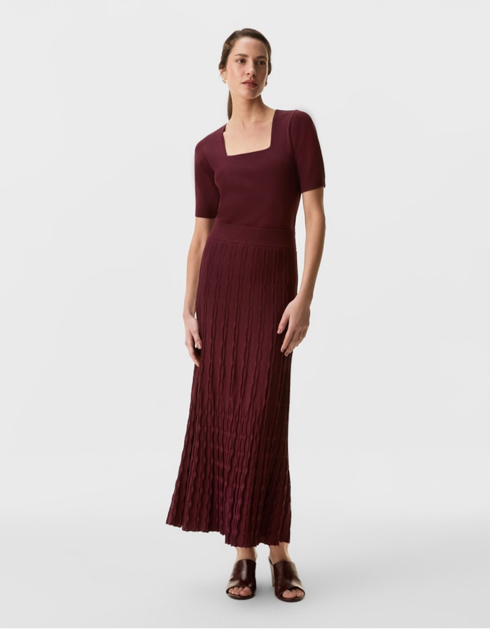 Shoulder — Saia Tricot Textura Berry