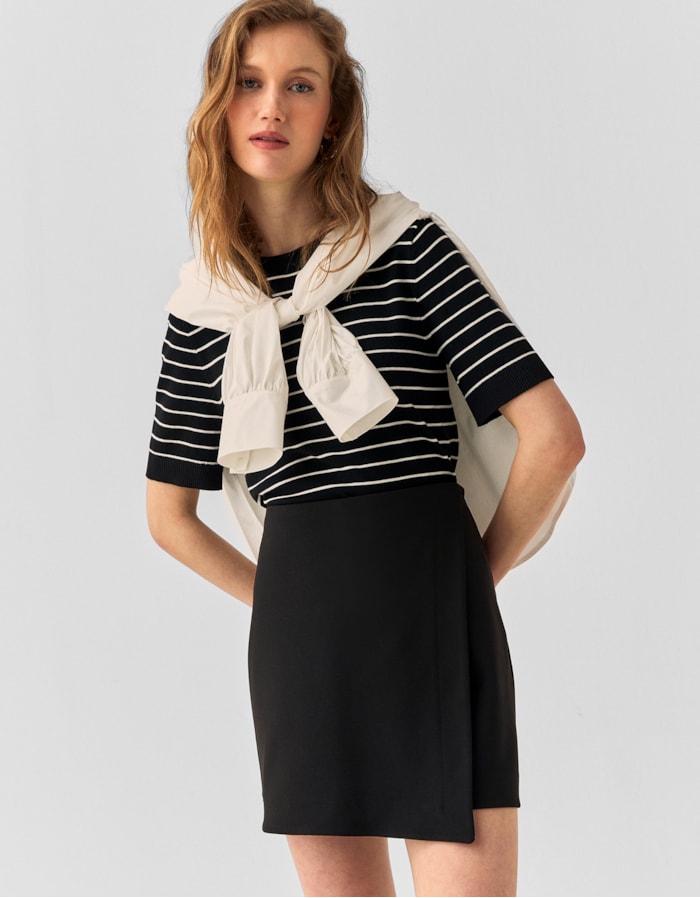 Shoulder — Short-Saia 360 Crepe