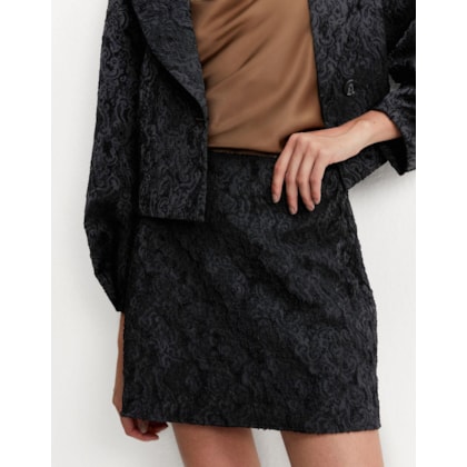 Short Saia Jacquard Textura