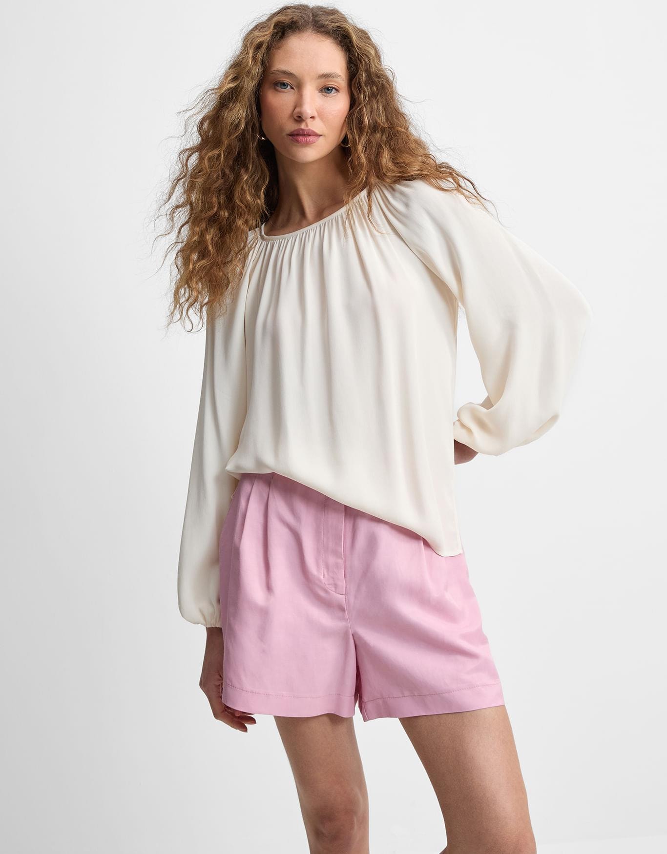 Shorts Alfaiatado Com Fivela Lateral