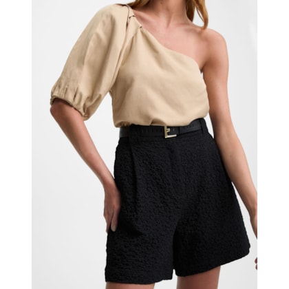 Shorts Alfaiatado Jacquard 3d