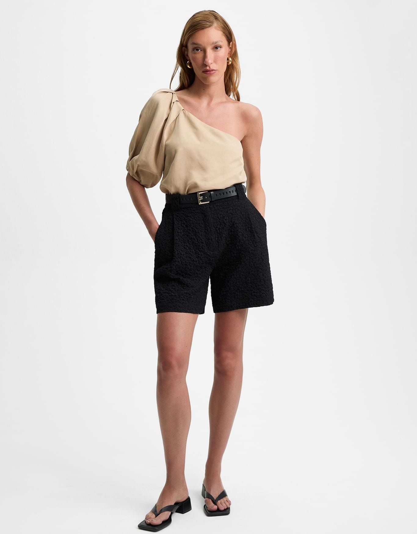 Shorts Alfaiatado Jacquard 3d