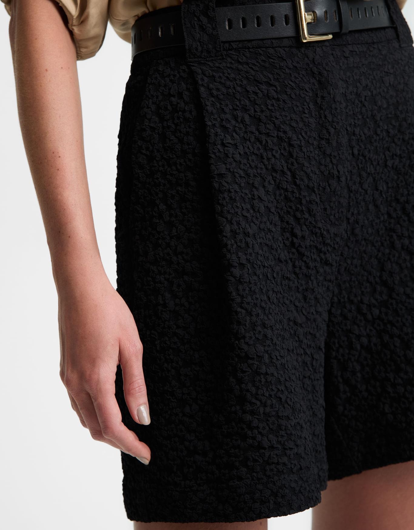 Shorts Alfaiatado Jacquard 3d