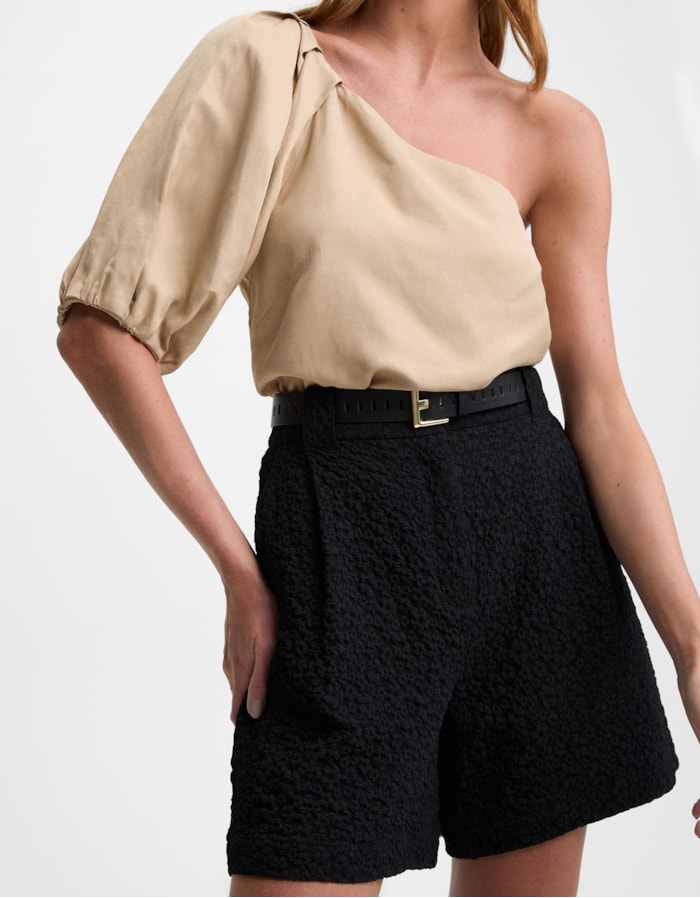 Shorts Alfaiatado Jacquard 3d