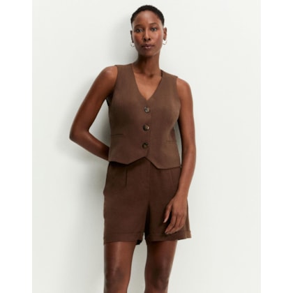 Shorts Alfaiatado Pregas