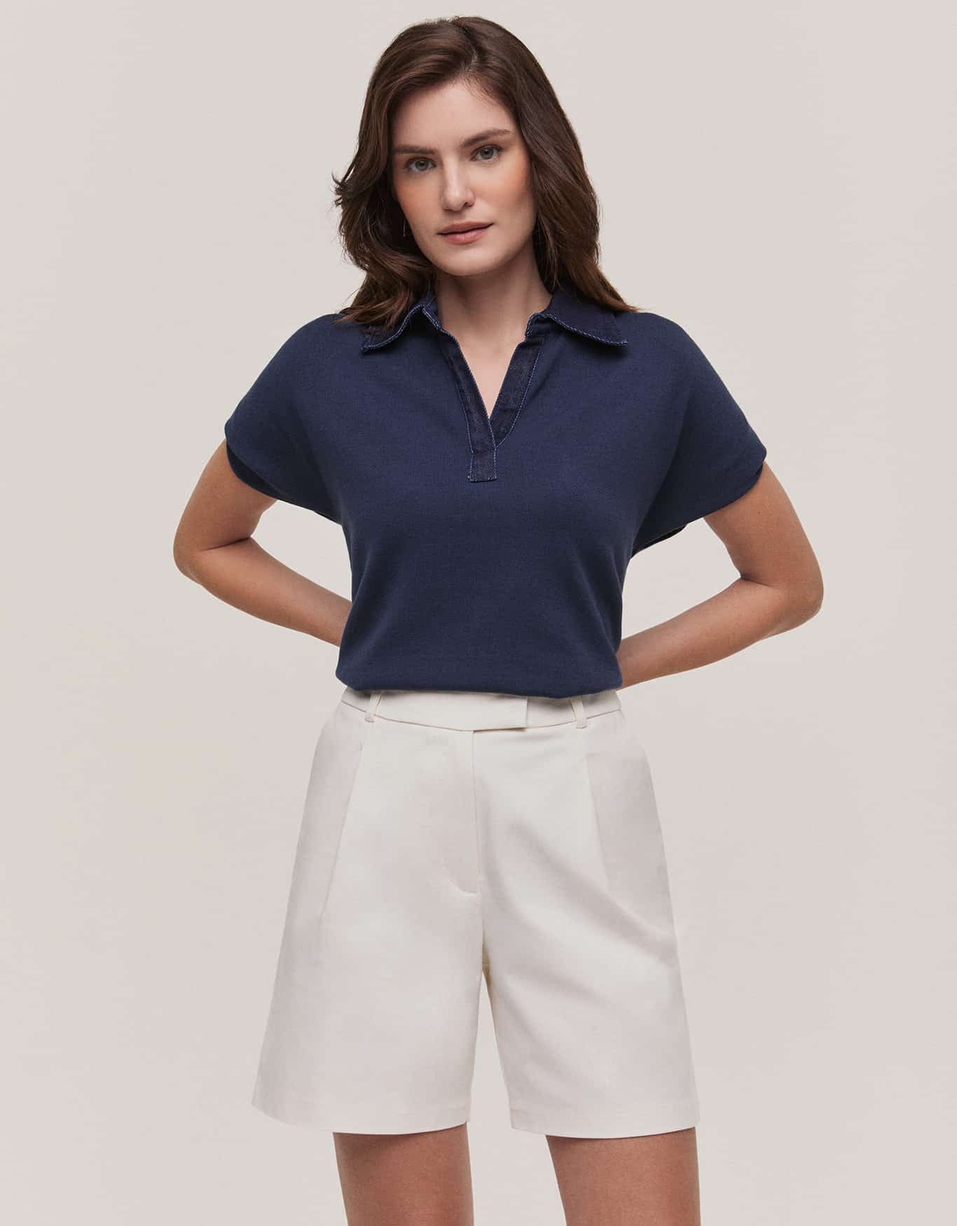 Shorts Alfaitado Pregas